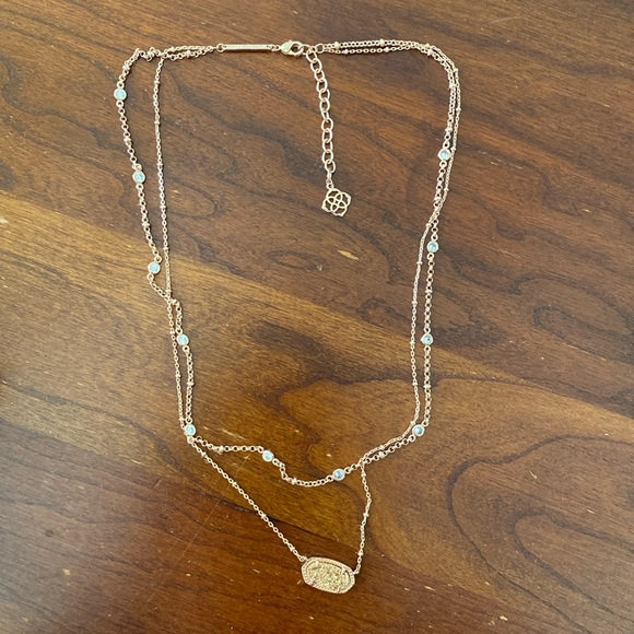 Kendra Scott rose gold layered necklace - Picture 5 of 5